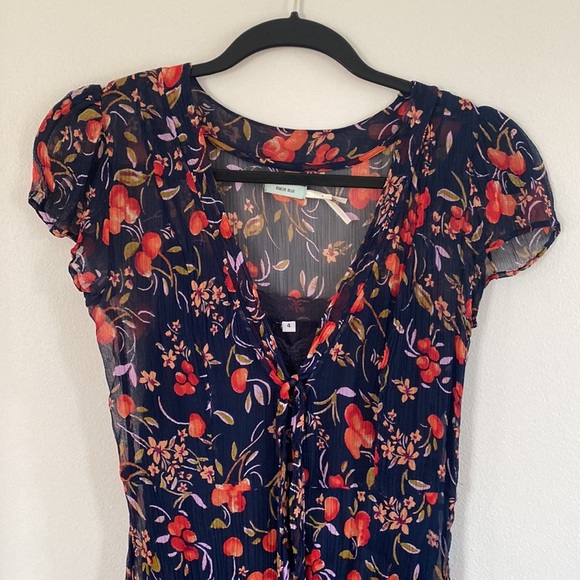 Urban Outfitters Kimchi Floral Midi Dress - Picture 2 of 5